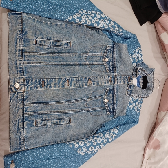 New Avec Les Filles denim jacket - Picture 2 of 4
